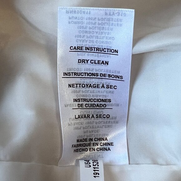 Kendall & Kylie Ivory Faux Fur Jacket w/ Ribbed Hem & Cuffs Womens Size XL - Picture 7 of 11